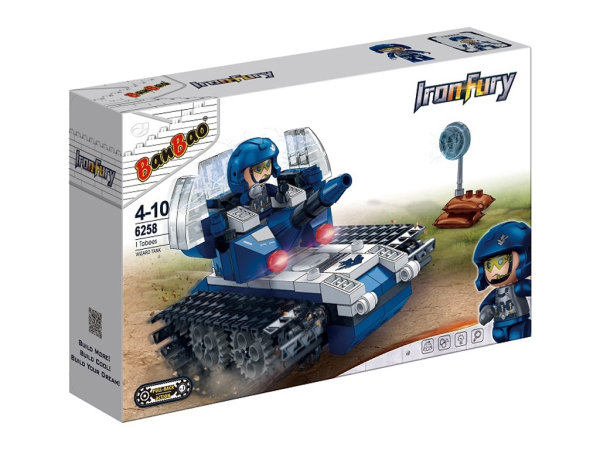 Конструктор &quot;Армия&quot; Танк BanBao 6258 225 эл.