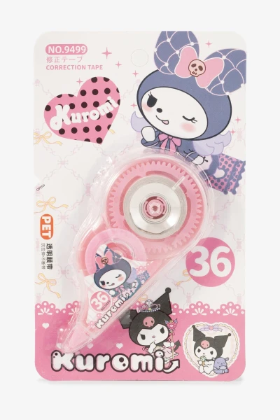 Коректор стрічковий &quot;Зайчик Kuromi&quot; 9499 Рожевий