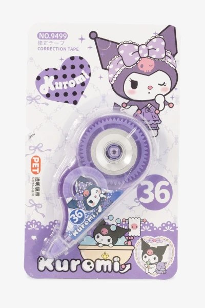 Коректор стрічковий &quot;Зайчик Kuromi&quot; 9499 Бузковий