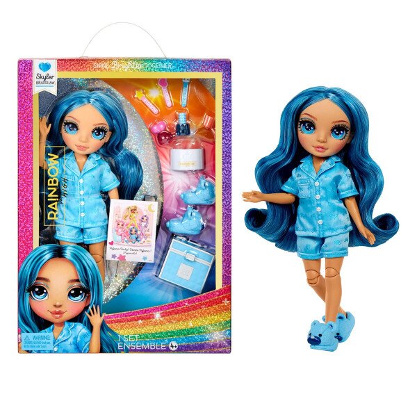 Лялька RAINBOW HIGH серії &quot;Junior High PJ Party&quot; - СКАЙЛЕР з аксесуарами 530947 Різнокольоровий (6900007420013)