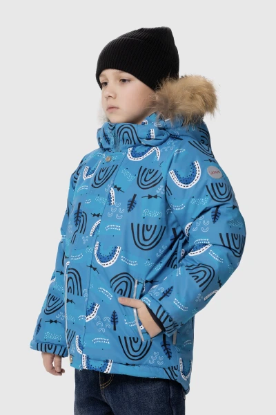 Куртка зимняя для мальчика Snowgenius H33-048 98 см Синий (2000990062543W)