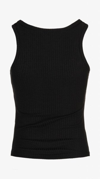 Купити Майка однотонна жіноча On me 25096 M Чорний Артикул: 2000991017436 Фото №3