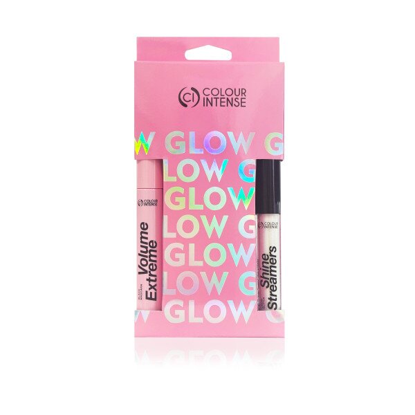 Набір косметичний (Чорна туш + глітер для обличчя) CI GLOW (4823123300408)