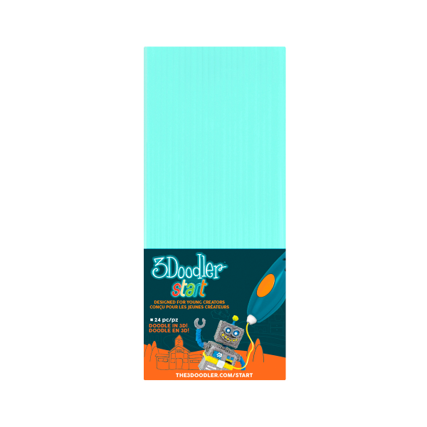 Набор стержней для 3D-ручки 3Doodler Start 3DS-ECO02-MINT-24 24 шт. Мятный