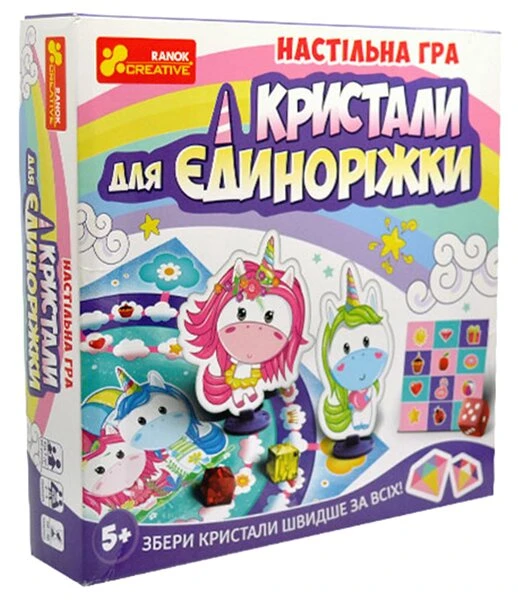 Настольная игра Кристаллы для Единорожкы 12120074У (4823076144111)