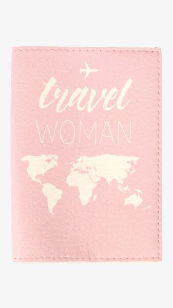 Обложка для ID паспорта TM Passporty 224 Travel Women Розовый