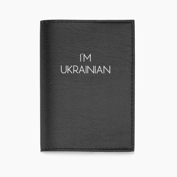 Обложка для паспорта 312 IM UKRAINIAN One size Черный (2000989765523A)