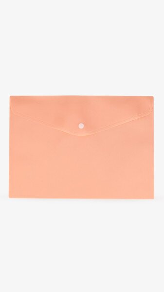 Папка А4 на кнопке MB-853 Персиковый