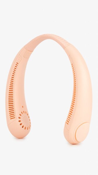 Портативный вентилятор на шею Bladeless Neck Cooler Розовый