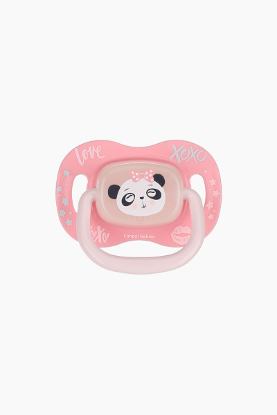 Пустышка силиконовая симметричная 6-18 Canpol Babies EXOTIC 34/921_panda Разноцветный (5901691870208)