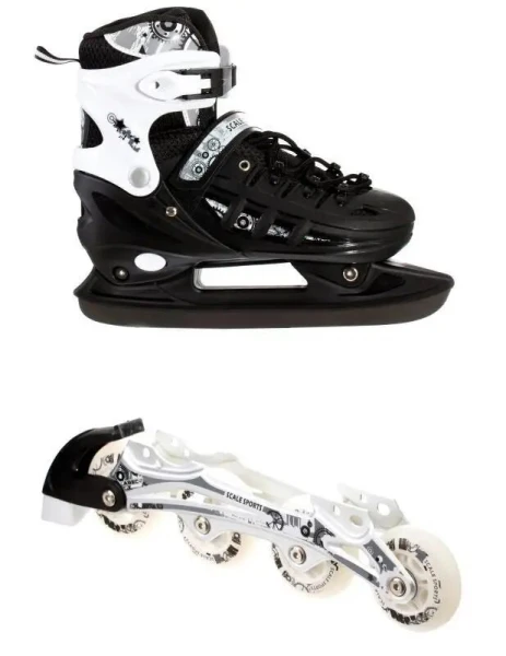 Ролики-ковзани Scale Sport 29-33 Чорний (2000903106074)