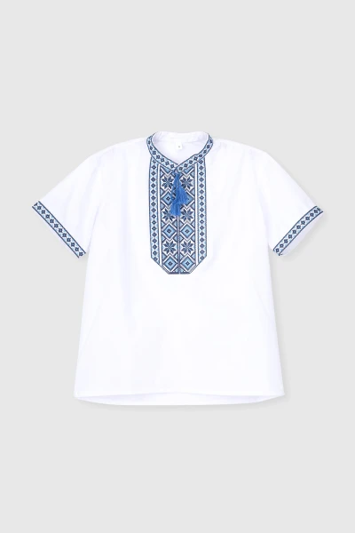 Рубашка с вышивкой КОЗАЧОК КОЗАК 104 см Голубой (2000989883203S)(SC)