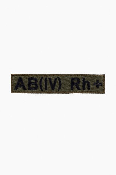 Шеврон АВ(ІV) Rh + олива 12 х 2,5 см (2000989177616A)