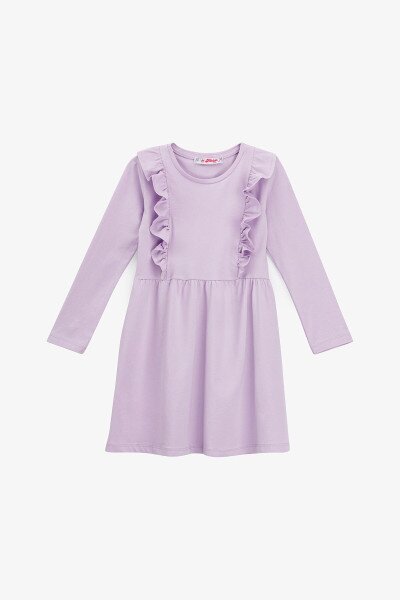 Сукня однотонна для дівчинки Aura Style 726-1 92 см Бузковий