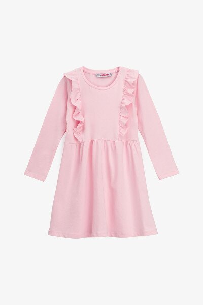 Сукня однотонна для дівчинки Aura Style 726-1 92 см Рожевий