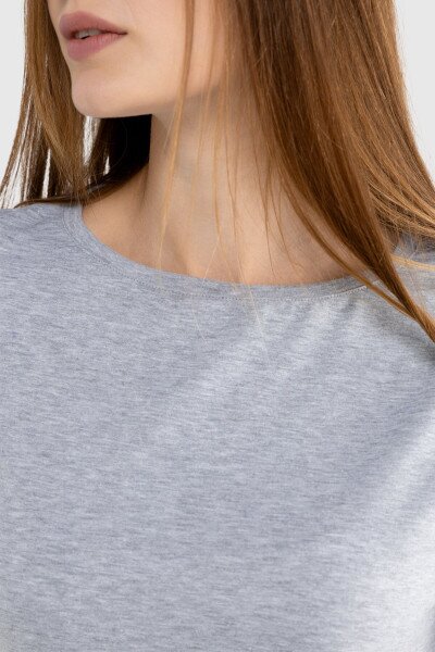 Купити Сукня однотонна жіноча LAWA CTM WBC02304 XS Сірий Артикул: 2000989913153 Фото №3