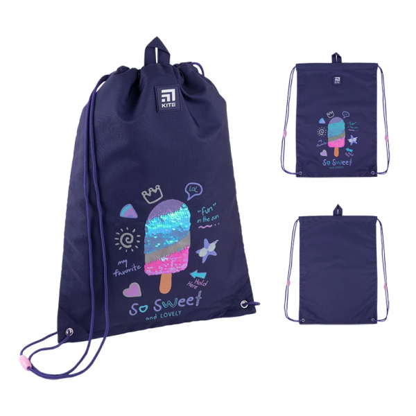 Сумка для формы и обуви для девочки Kite K24-600M-7 Фиолетовый (4063276106780A)(SC)