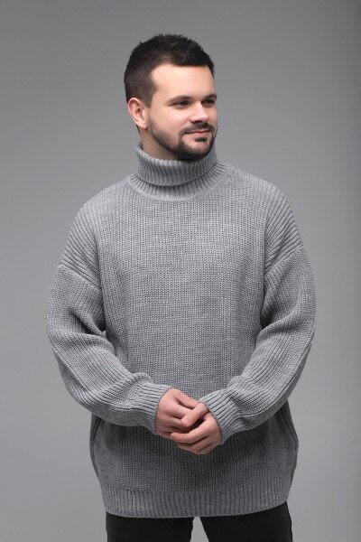 Светр чоловічий LAGOS 2863 M Сірий (2000989370703W)