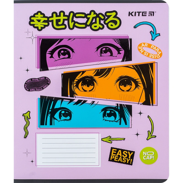 Тетрадь ученическая &quot;Kite Anime&quot; Kite K24-232-1 12 л. (4063276212894)(SC)