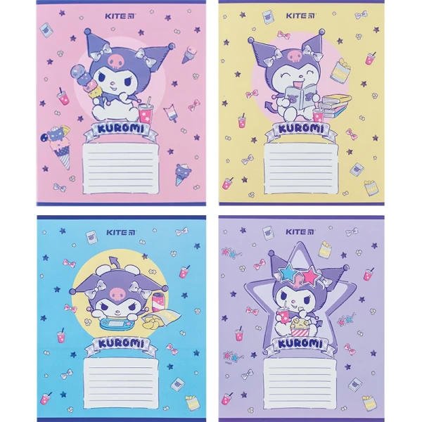 Зошит учнівський &quot;Kuromi&quot; Kite HK24-235-2 12 арк. (4063276212580)(SC)