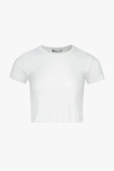Топ однотонный женский 200284-2 L/XL Белый