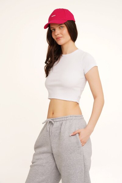 Купить Топ однотонный женский LAWA CTM WBC02309 XL Белый Артикул: 2000989893882 Фото №3