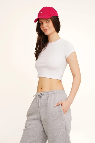 Купить Топ однотонный женский LAWA CTM WBC02309 XL Белый Артикул: 2000989893882 Фото №3