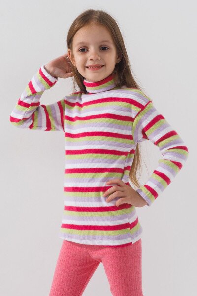 Водолазка з візерунком дитяча Happy Kids 4480 110 см Бузковий (2000990608468W)