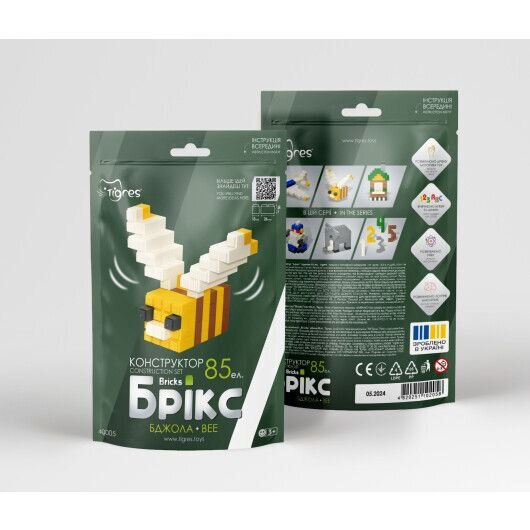 Конструктор Пчела &quot;Брикс&quot; Tigres 40005 85 эл. (4820251102058)