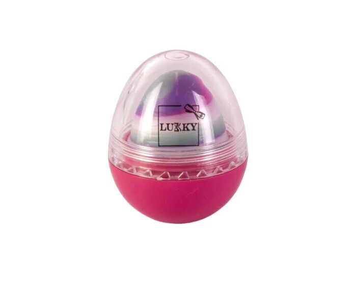 Бальзам для губ-яйце Lukky Малиновий щербет 10 г T11936 (4895240719364)  Фото №1