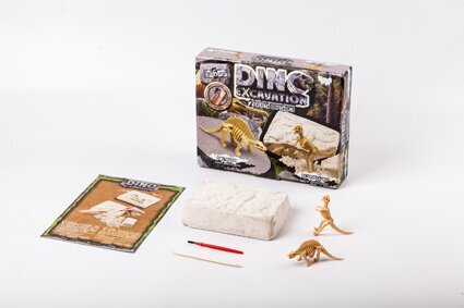 Набір для проведення розкопок &quot;Dino excavation&quot; динозаврики укр. 7513 DEX-01-04,05,06 (2000902339039)  Фото №2