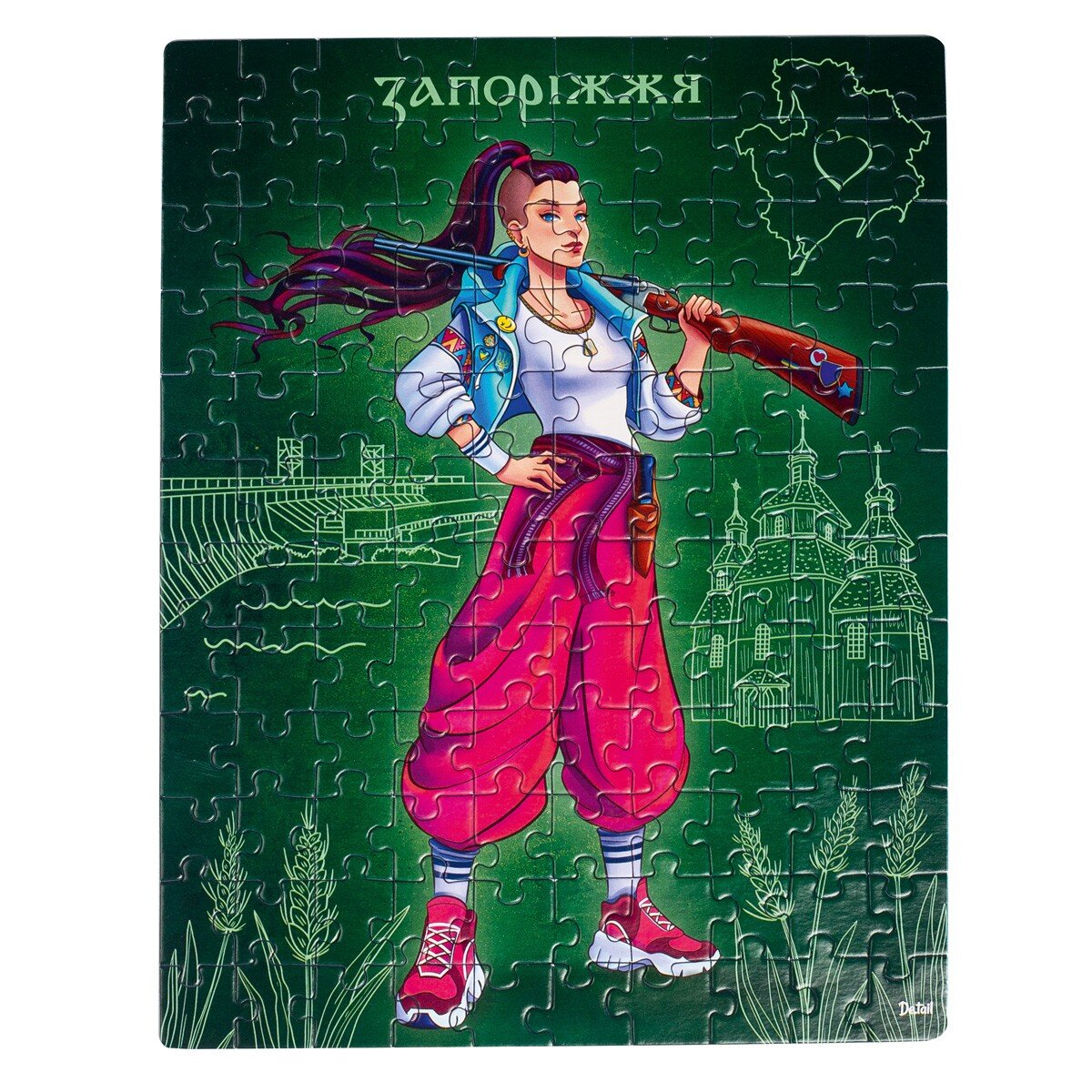 Пазл &quot;Zaporizhzhya&quot; Vladi Toys DT100-18 (5903858962092)  Фото №1