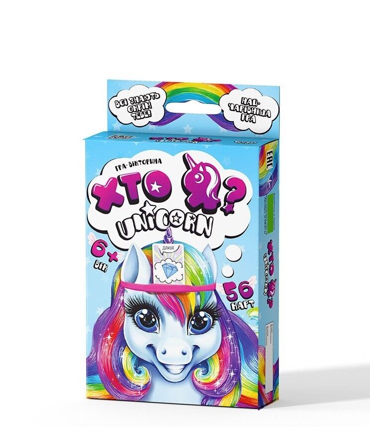 Настільна гра-вікторина &quot;Хто Я? Unicorn&quot; укр HIM-05-01U (2000904248773)