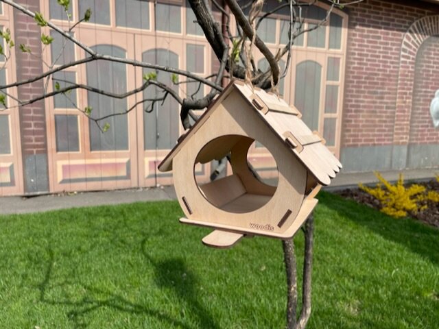 Кормушка для птиц Woodis 23х21х19 см Г-01 (2000989669425)  Фото №3