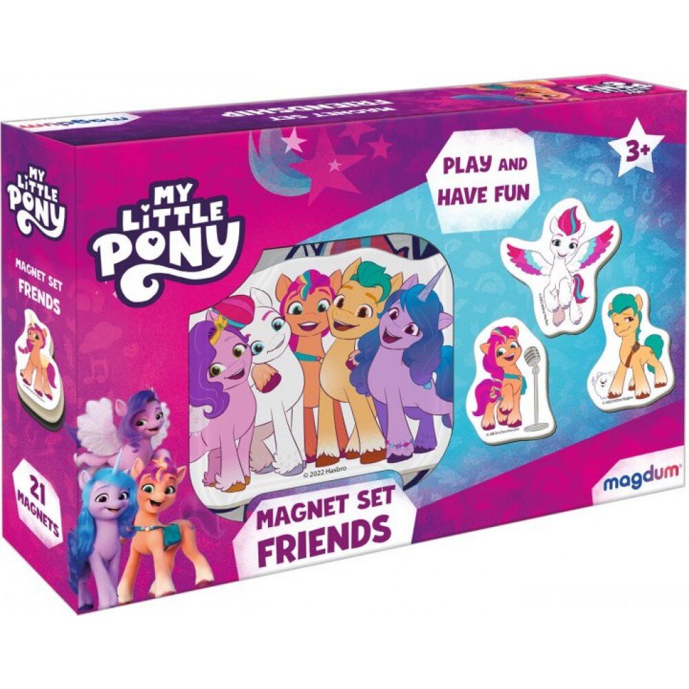 Набор магнитов My Little Pony Дружба ME 5031-21 (4820215154567)  Фото №0