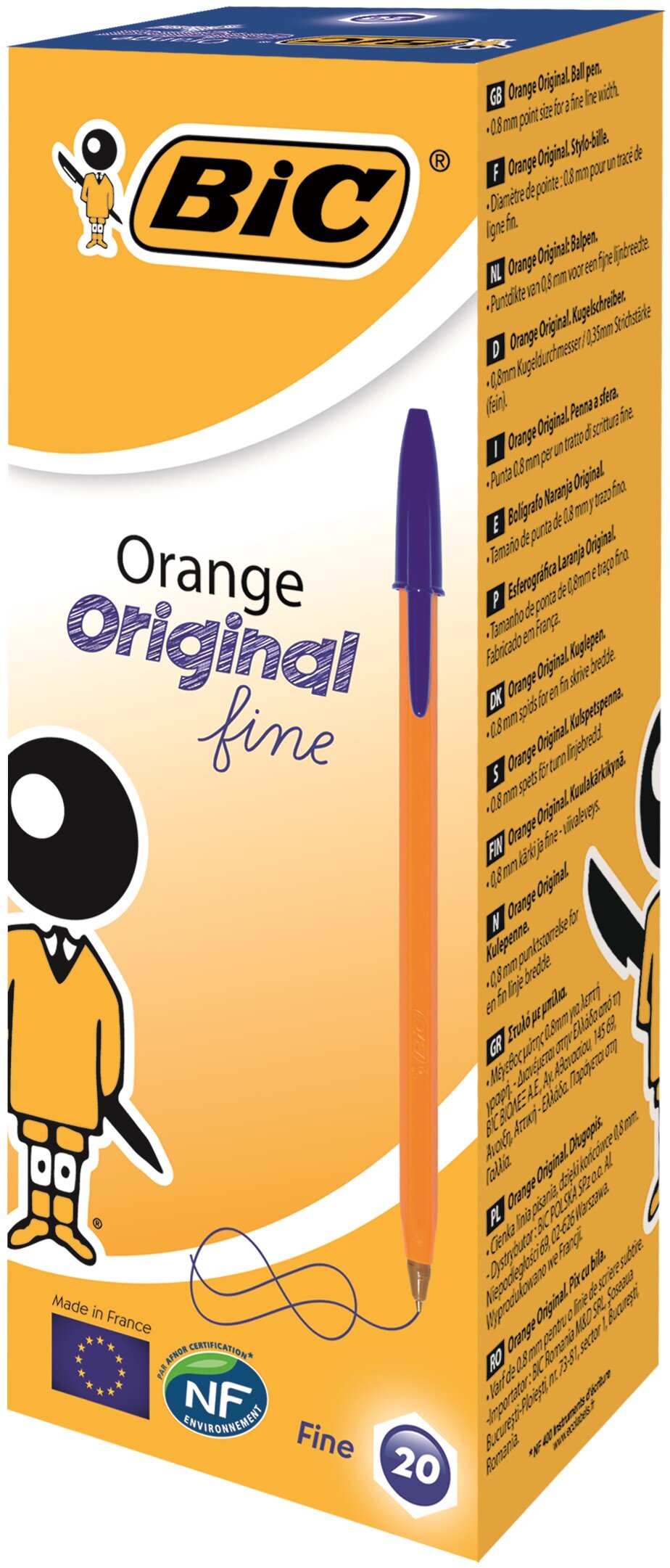 Ручка шарик. &quot;BIC&quot; Orange / 1199110111 / сын. (3086121101113)(SC)  Фото №0