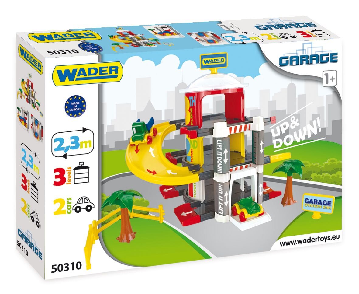 Гараж з ліфтом-3 рівні Wader 50310 Різнокольоровий (5900694503106)
