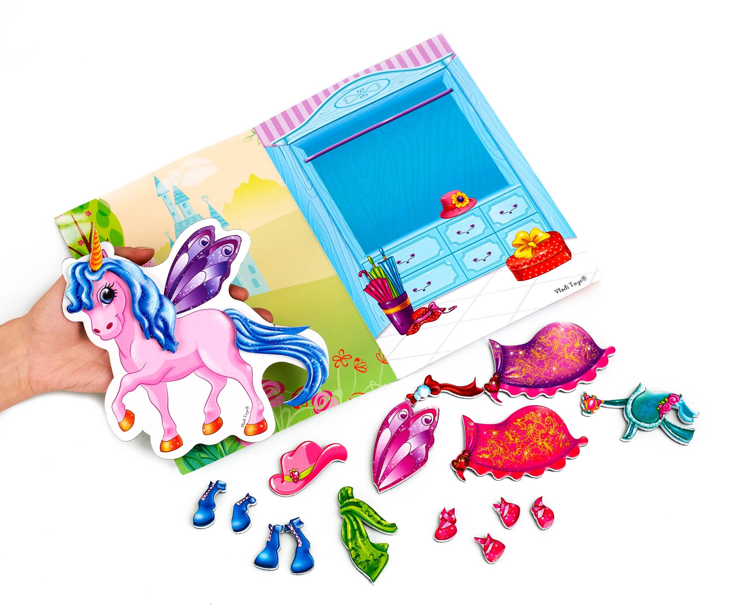 Магнітна гра VLADI TOYS VT3204-27 Єдиноріг  Фото №1
