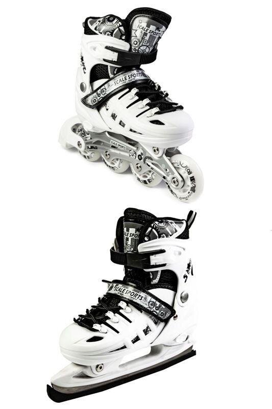 Ролики-коньки Scale Sport 29-33 Белый (2000990311474)  Фото №5