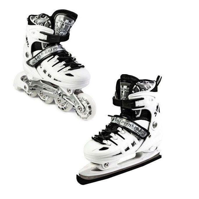 Ролики-коньки Scale Sport 29-33 Белый (2000990311474)  Фото №9