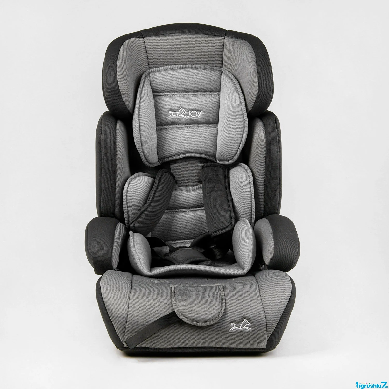 Автокресло универсальное детское с бустером JOY 55890 9-36 Серый  Фото №1