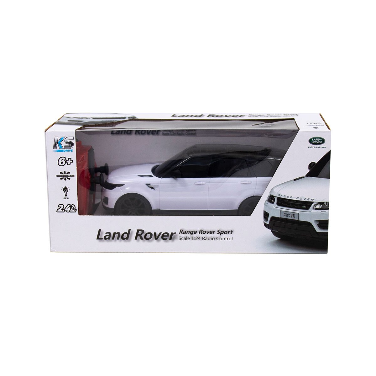 Автомобиль KS DRIVE на р/у – LAND ROVER RANGE ROVER SPORT 1:24, 2.4Ghz 124GRRW Белый (6900007277853)  Фото №10