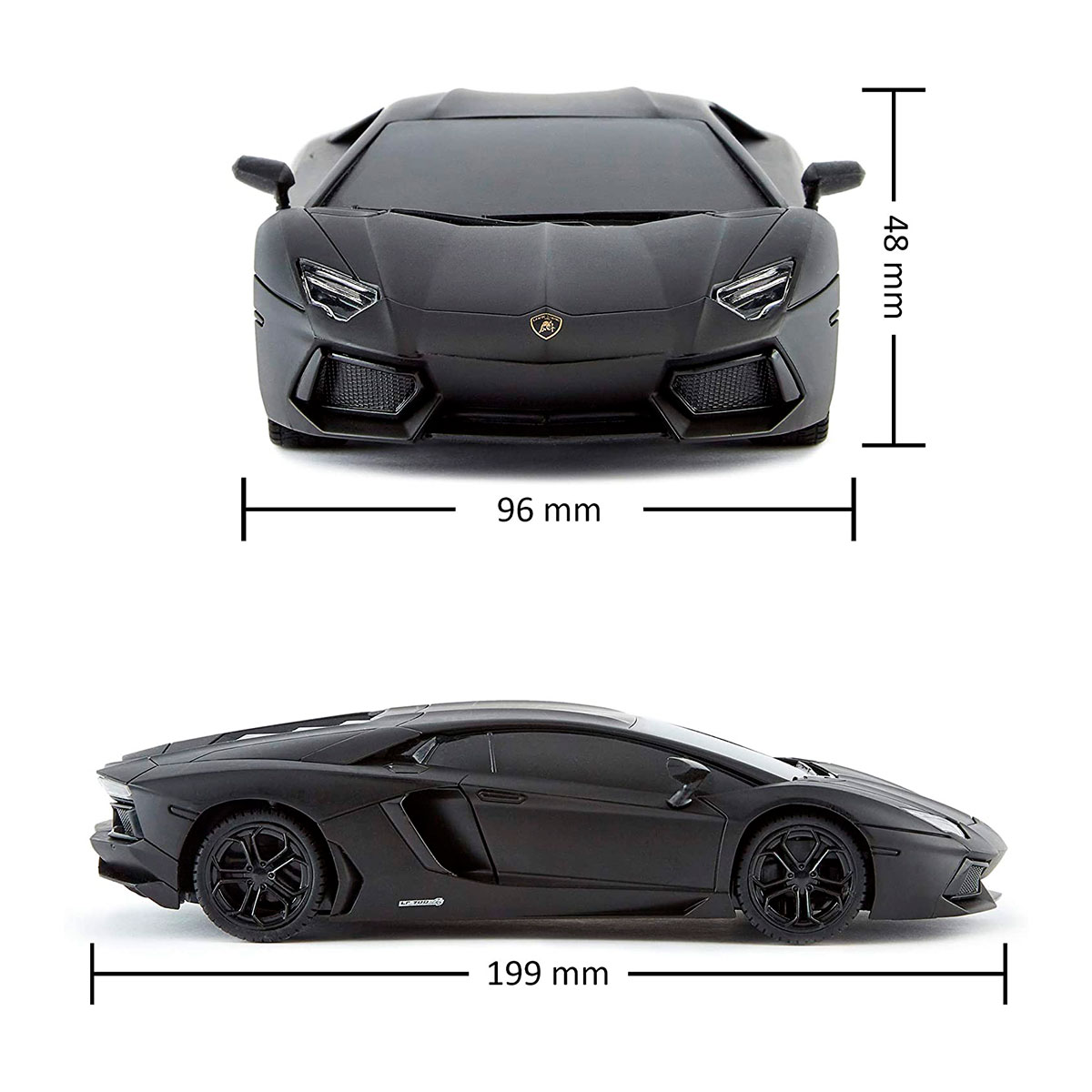 Автомобиль LAMBORGHINI AVENTADOR LP 700-4 KS Drive 124GLBB Черный  Фото №4