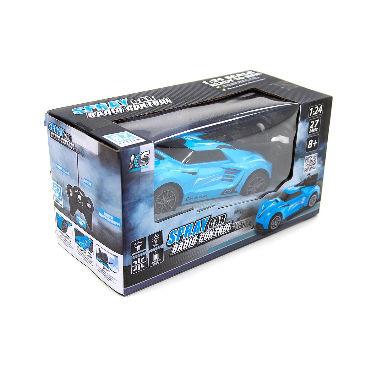 Автомобіль на ручному керуванні Spray Car Sport KS Drive SL-354RHBL Блакитний (6900007322270)  Фото №2