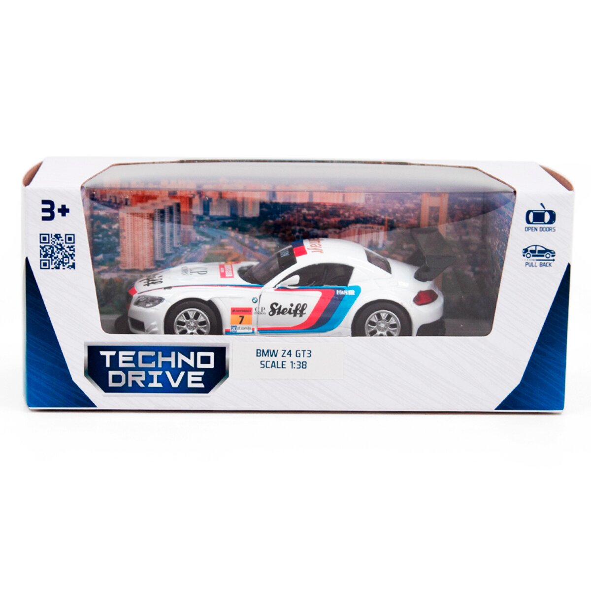 Автомодель - BMW Z4 GT3 250255 Білий (6900007318600)  Фото №10