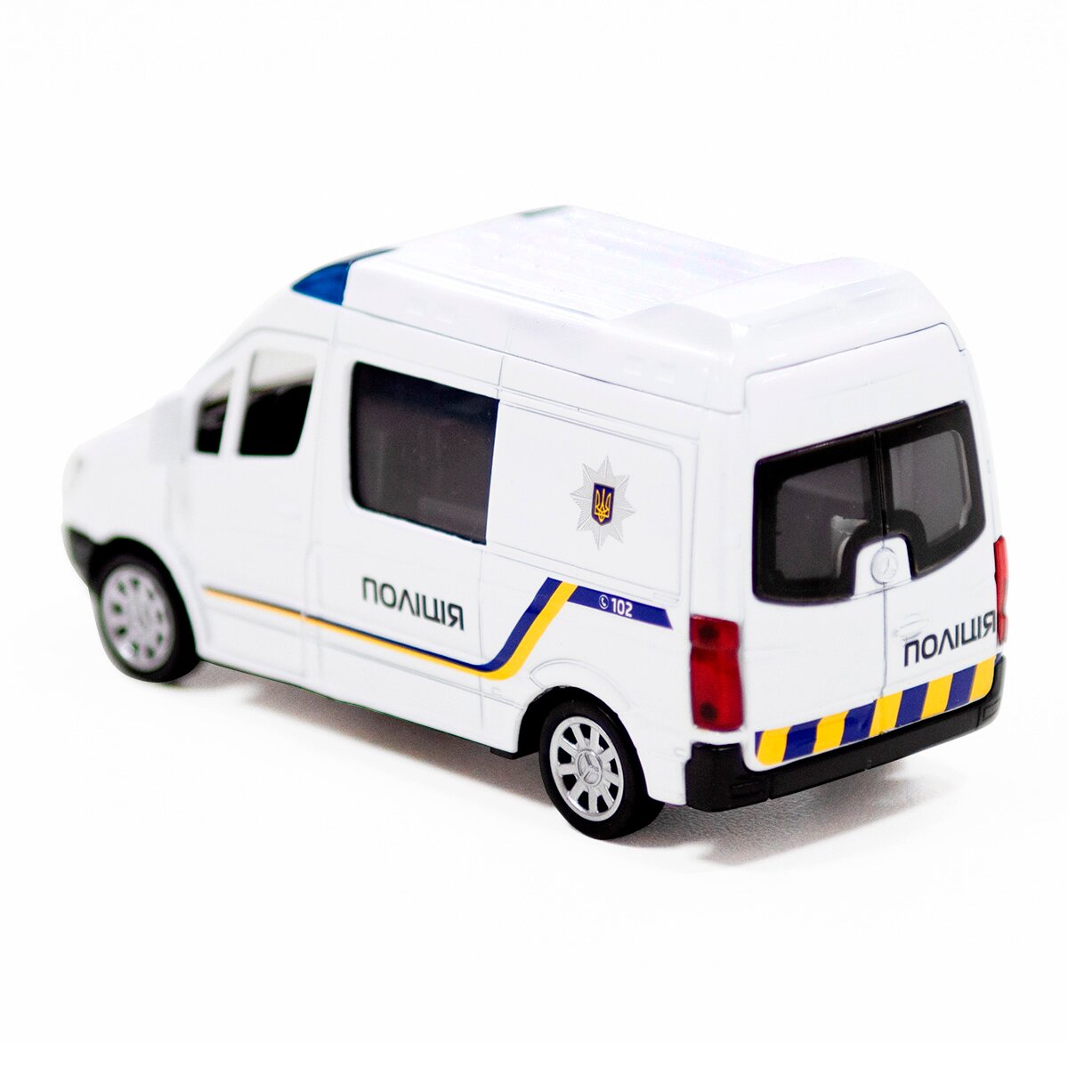 Автомодель Mercedes-Benz Sprinter Поліція TechnoDrive 250294 Білий (6900007324113)  Фото №4