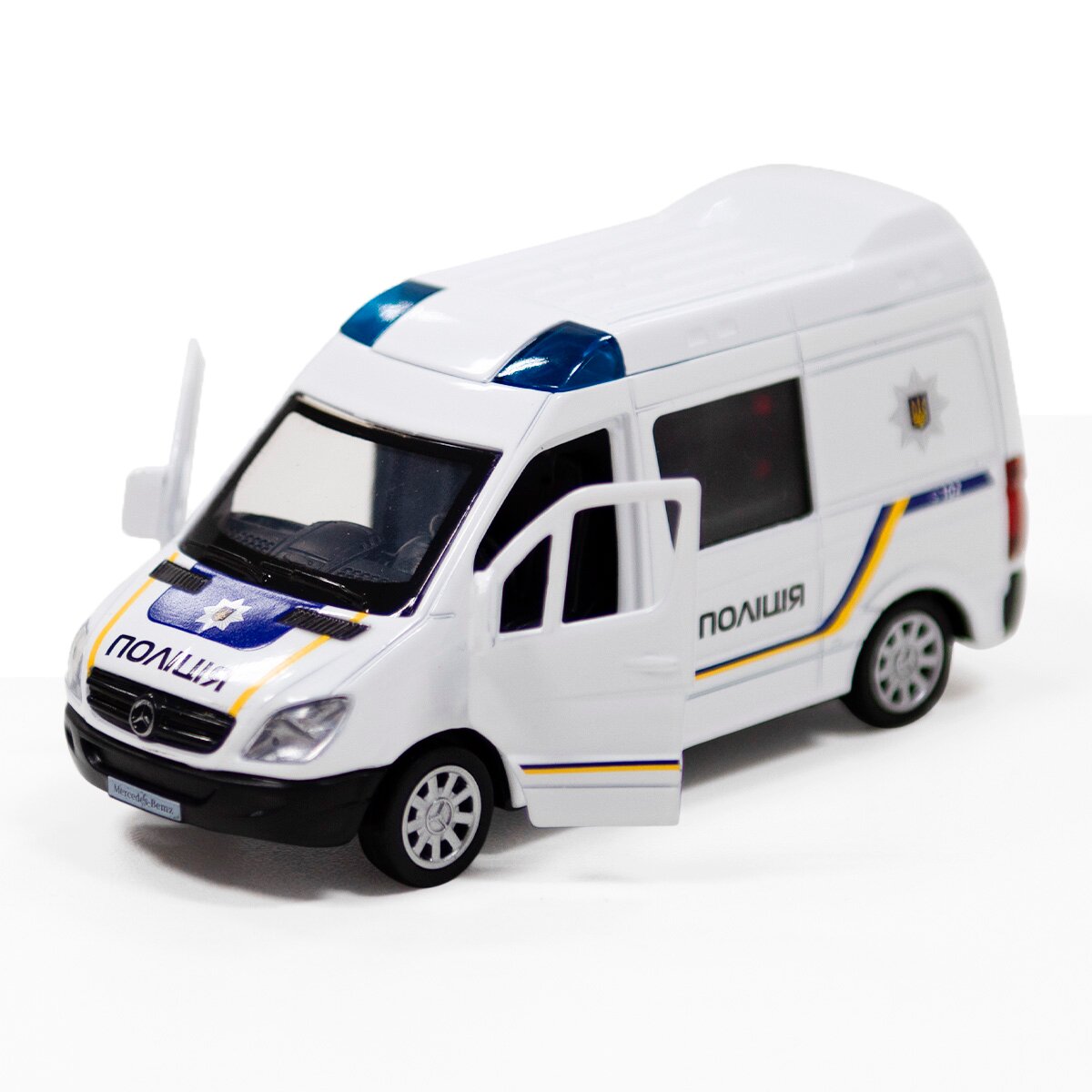 Автомодель Mercedes-Benz Sprinter Поліція TechnoDrive 250294 Білий (6900007324113)  Фото №9