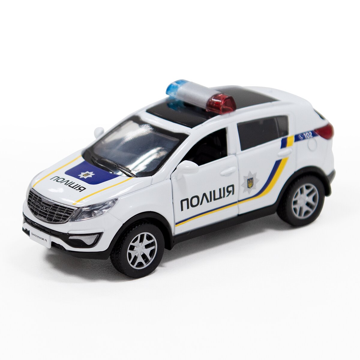 Автомодель Поліція TechnoDrive 250293 Білий (6900007324106)  Фото №0