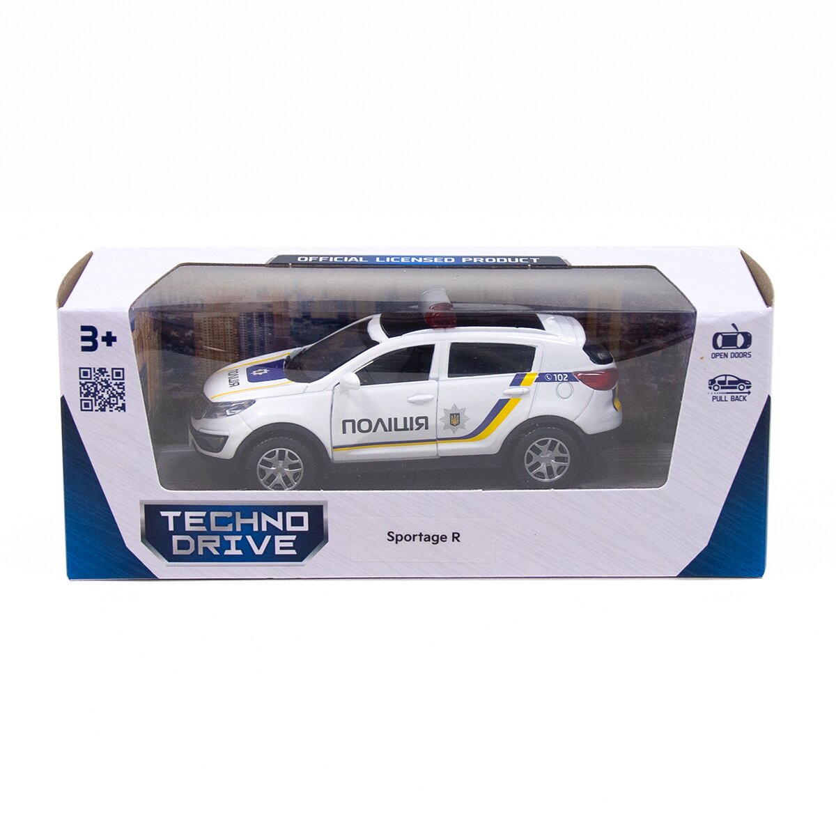 Автомодель Поліція TechnoDrive 250293 Білий (6900007324106)  Фото №2