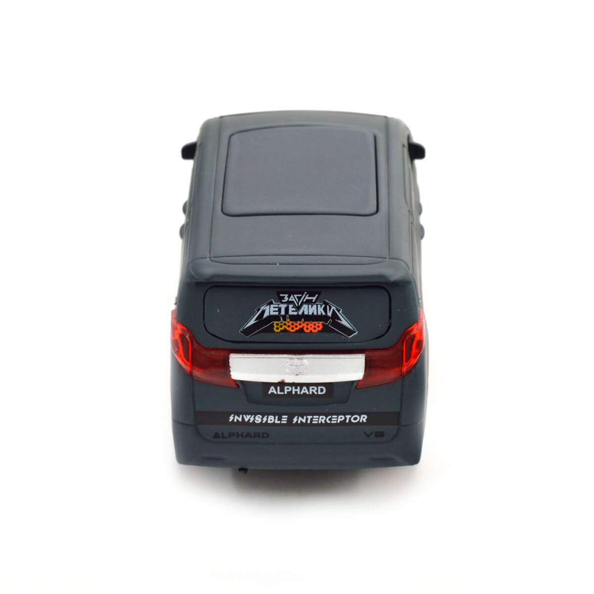 Автомодель &quot;Шевроны Героев&quot; Toyota Alphard &quot;Отряд бабочек&quot; TechnoDrive KM6011 Темно-серый (6974465201842)  Фото №9